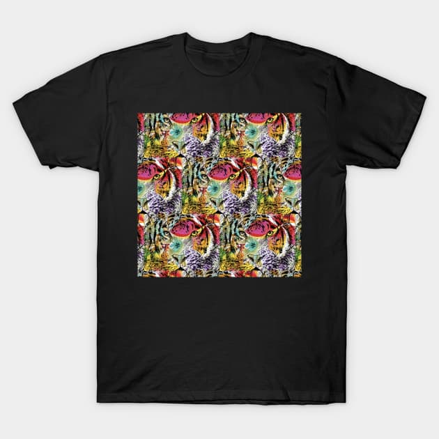 Colorful Tigers T-Shirt by joshsmith